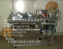 擴散膜雙軸卷對卷除塵機    型號 :TXZ-003